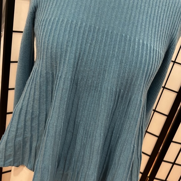 Sundance Pleat Swing Pullover Crew Neck Sweater Wool/Cashmere Blend Size Small - Picture 3 of 13